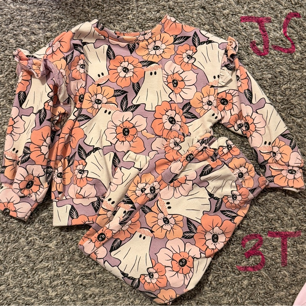 Jessica Simpson Pink and Purple Kids Matching Set